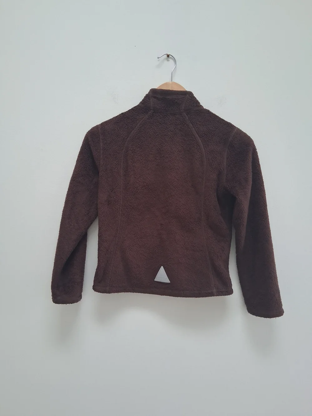 L.L.Bean Kid's Plush Full-Zip Fleece Jacket Chocolate Brown Size 8 Casual Fall